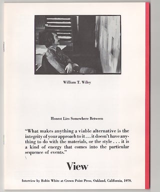 Item #179099 View: Vol. II No. 2 May, 1979 - William T. Wiley. Robin WHITE, William T. Wiley