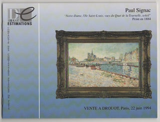 Item #179240 Exceptionnel tableau de Paul Signac. Paul SIGNAC