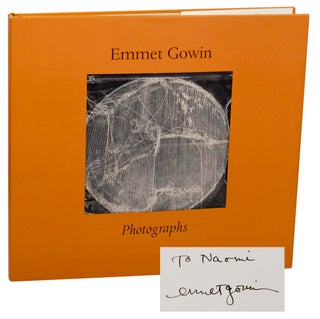 Item #179261 Emmet Gowin: Photographs (Signed First Edition). Emmet GOWIN
