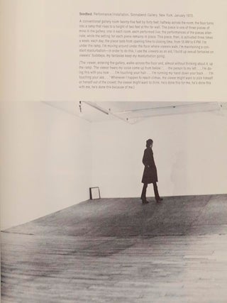 Vito Acconci: A Retrospective 1969 to 1980 (Signed First Edition)