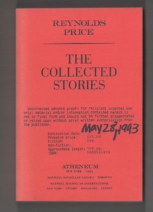 Item #180094 The Collected Stories. Reynolds PRICE