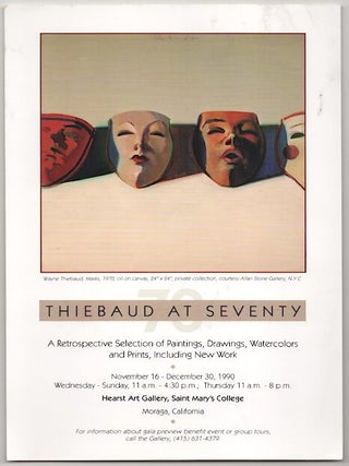 Item #180220 Thiebaud at Seventy (70). Wayne THIEBAUD