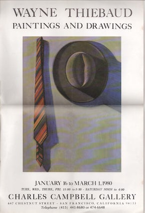 Item #180221 Wayne Thiebaud: Paintings and Drawings. Wayne THIEBAUD