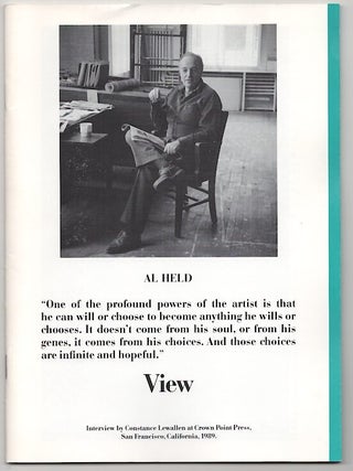 Item #180234 View: Vol. VI No. 3 Winter, 1989 - Al Held. Constance LEWALLEN, Al Held