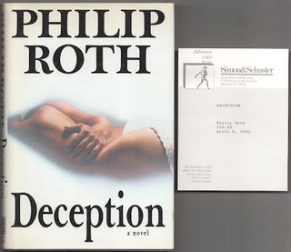 Item #180571 Deception. Philip ROTH