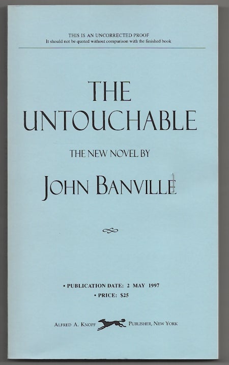 Item #180619 The Untouchable. John BANVILLE.