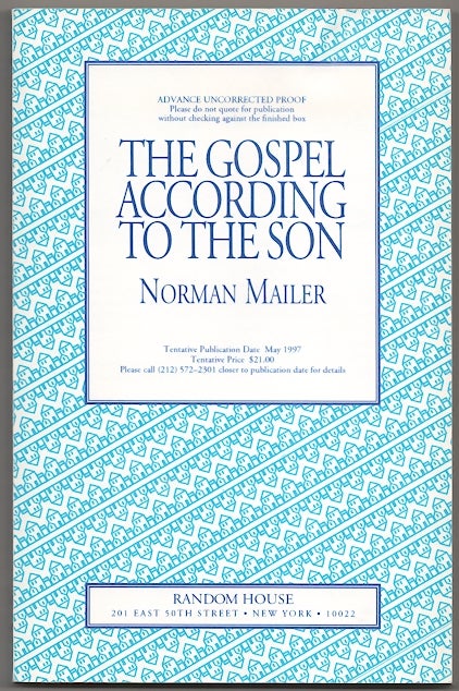 Item #181107 The Gospel According to The Son. Norman MAILER.