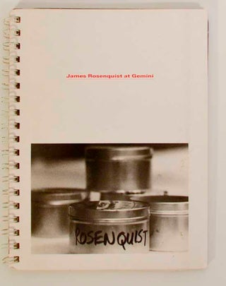 Item #181289 James Rosenquist at Gemini 1980 - 1982 The Glass Wishes "When a Leak..." James...