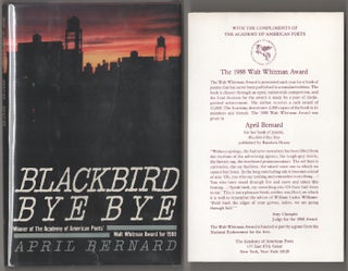 Item #181523 Blackbird Bye Bye. April BERNARD