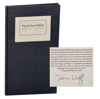 Item #181579 The Other Miller (Signed Limited Edition). Tobias WOLFF