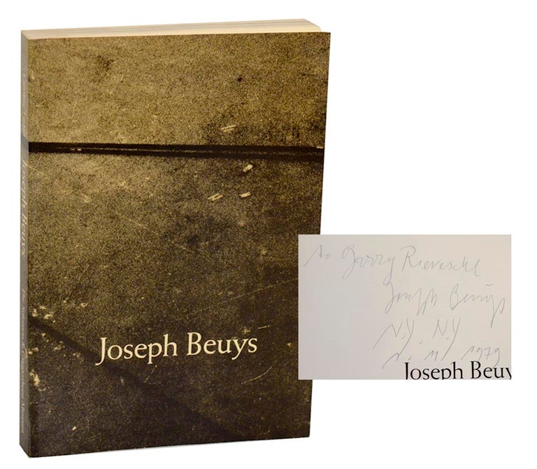 Item #181670 Joseph Beuys (Signed First Edition). Joseph BEUYS, Caroline Tisdall.