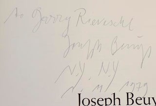 Joseph Beuys (Signed First Edition)