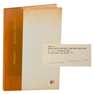 Item #181972 Proust (Signed Limited Edition). Samuel BECKETT