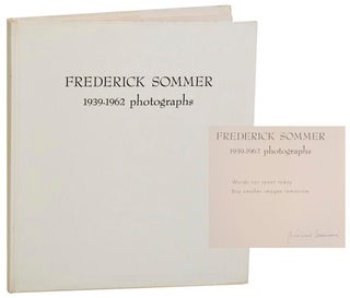 Item #182053 Frederick Sommer 1939-1962 Photographs: Aperture 10:4 (Signed First Edition)....