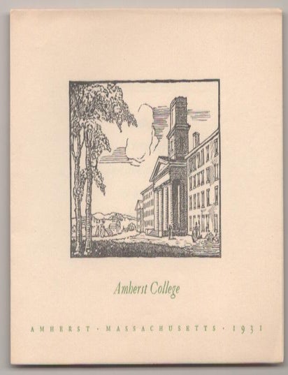 Item #182208 Amherst College. Robert FROST.