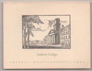 Item #182208 Amherst College. Robert FROST