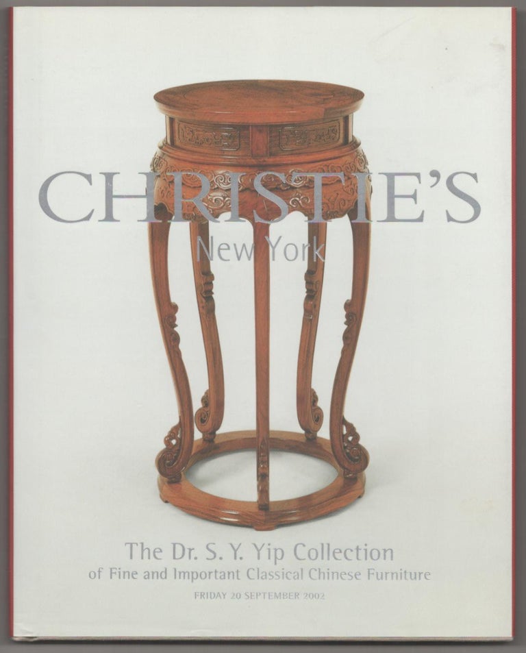 Item #182424 The Dr. S.Y. Yip Collection of Fine and Important Classical Chinese Furniture