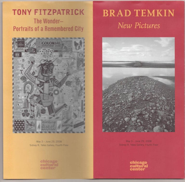 Item #182530 Tony Fitzpatrick: Portraits of a Remembered City / Brad Temkin: New Pictures. Tony FITZPATRICK, Brad Temkin.