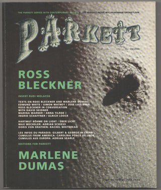 Item #183100 Parkett 38. Bice CURIGER, Marlene Dumas Ross Bleckner, Rudi Molacek