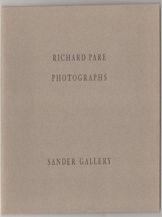 Item #183242 Richard Pare: Photographs. Richard PARE