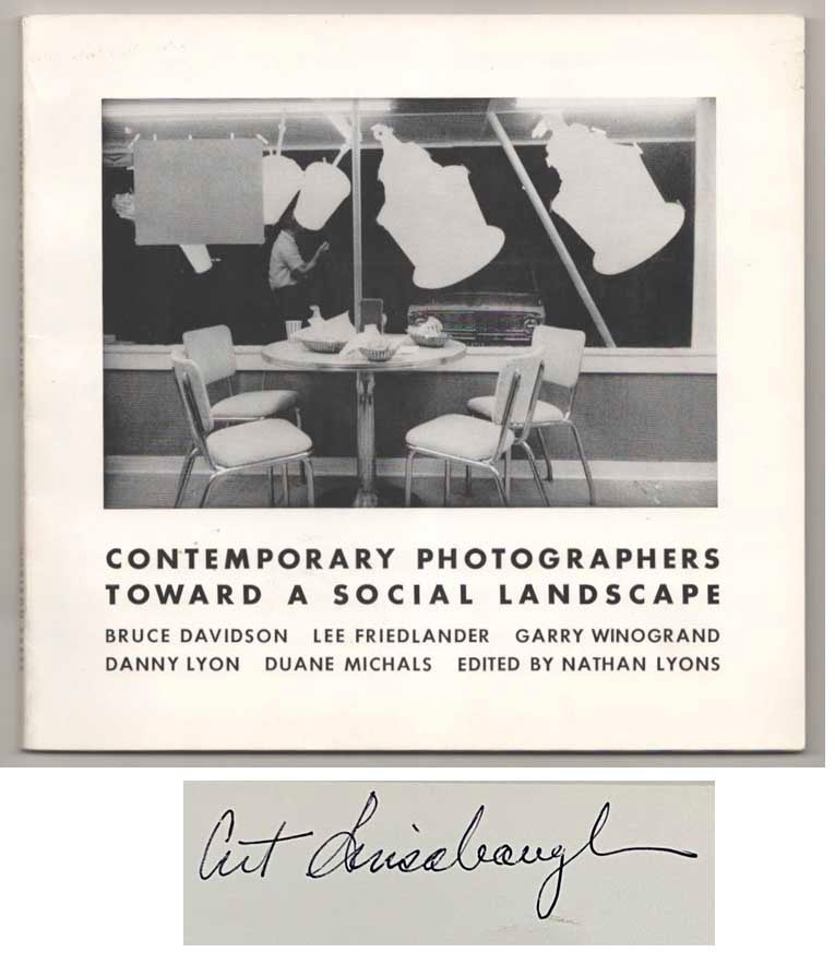 Item #183401 Contemporary Photographers: Toward a Social Landscape. Nathan LYONS, Lee Friedlander Bruce Davidson, Duane Michals, Garry Winogrand.