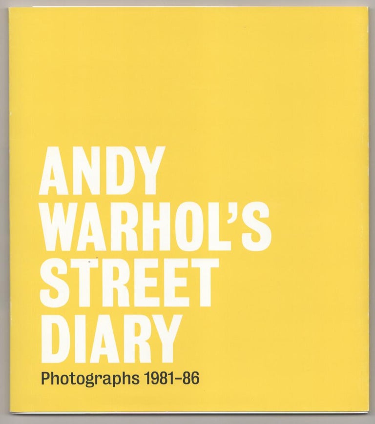 Item #183435 Andy Warhol's Street Diary: Photographs 1981-86. Andy WARHOL, Jonas Mekas.
