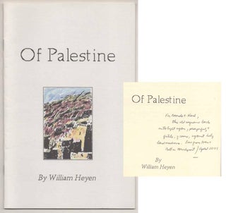 Item #183602 Of Palestine (Signed First Edition). William HEYEN