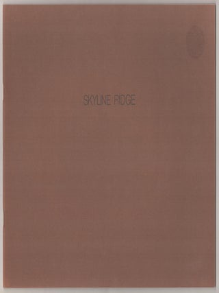 Item #183619 Skyline Ridge. Hamish FULTON