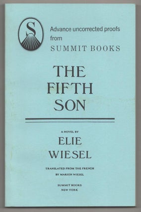 Item #183802 The Fifth Son. Elie WIESEL