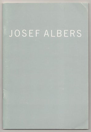 Item #184020 Josef Albers: White Embossings on Gray. Josef ALBERS, Gerald Nordland, Kenneth...