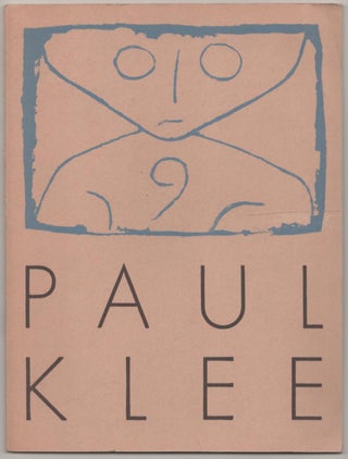 Item #184078 Paul Klee. Paul KLEE, James Johnson Sweeney, Alfred H. Barr, Julia, Lyonel...