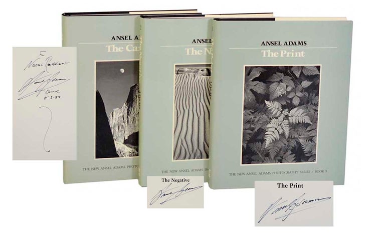 Item #184169 The Camera, The Negative, The Print (Signed First Editions). Ansel ADAMS, Robert Baker.