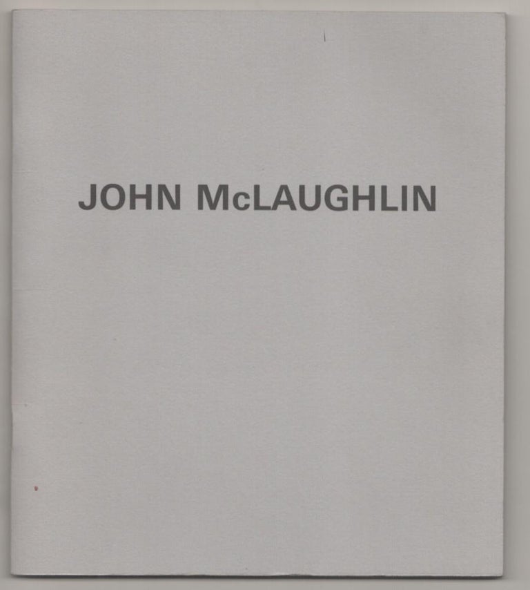 Item #184315 John McLaughlin: Paintings and Prints 1950-1975. John McLAUGHLIN.