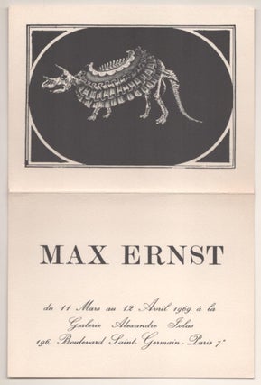 Item #184533 Max Ernst. Max ERNST