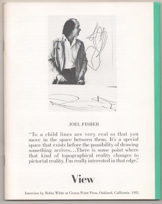 Item #184684 View: Vol. III No. 4 July 1981 - Joel Fisher. Robin WHITE, Joel Fisher