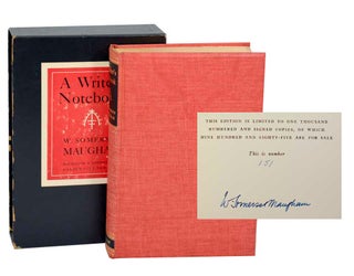 Item #184981 A Writer's Notebook (Signed Limited Edition). W. Somerset MAUGHAM