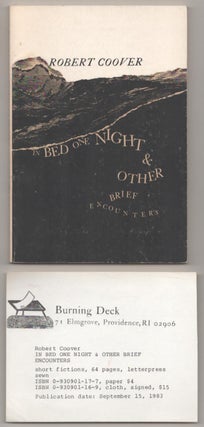 Item #184989 In Bed One Night & Other Brief Encounters. Robert COOVER