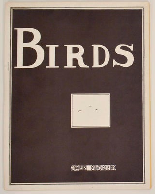 Item #185186 Birds. John GIORNO