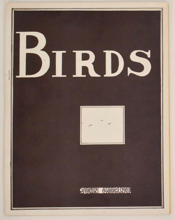 Item #185186 Birds. John GIORNO.