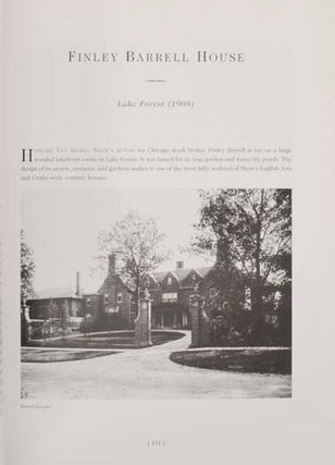 North Shore Chicago: Houses of the Lakefront Suburbs 1890 - 1940