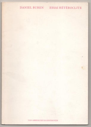 Item #185301 Daniel Buren: Essai Heteroclite. Daniel BUREN