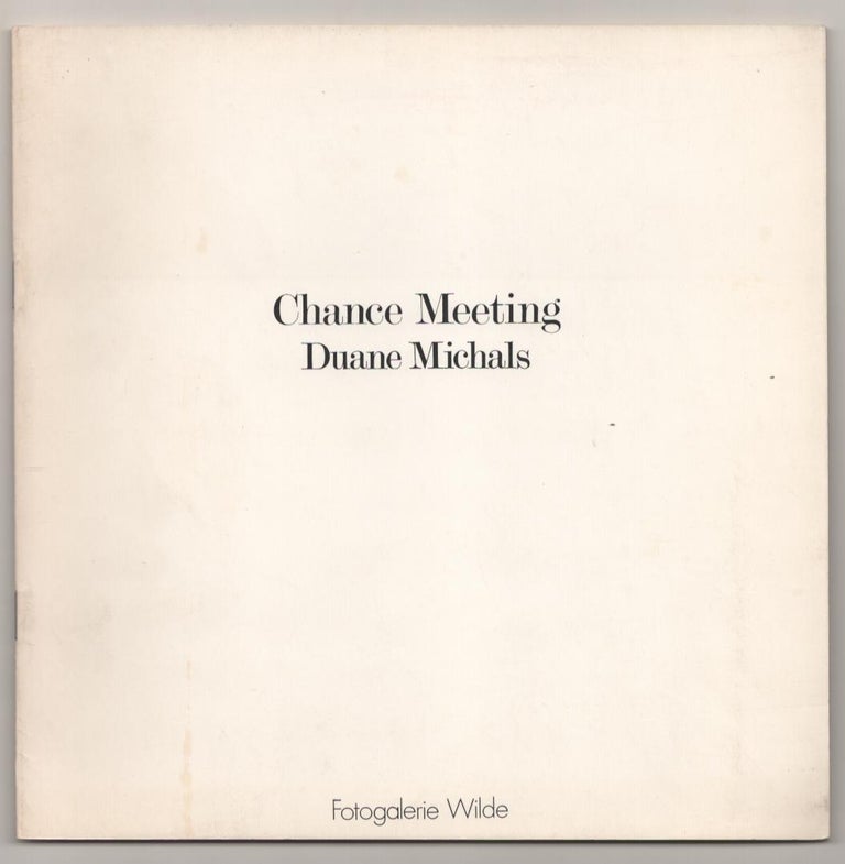 Item #185716 Chance Meeting. Duane MICHALS.