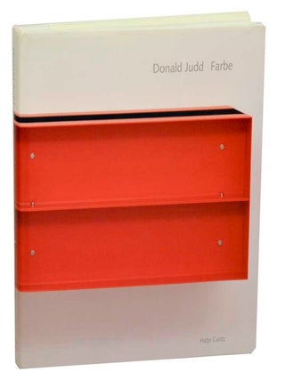Item #186053 Donald Judd: Farbe. Donald JUDD