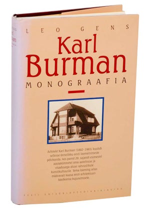 Item #186260 Karl Burman: Monograafia. Karl BURMAN, Leo Gens