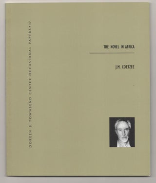 Item #186422 The Novel in Africa. J. M. COETZEE