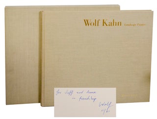 Item #186706 Wolf Kahn: Landscape Painter (Signed Limited Edition). Wolf KAHN, Martica Sawin