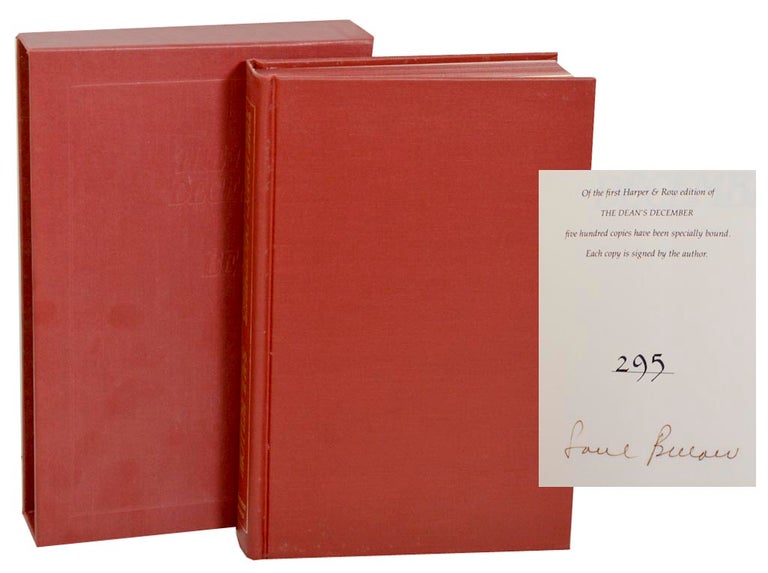 Item #186820 The Dean's December (Signed Limited Edition). Saul BELLOW.