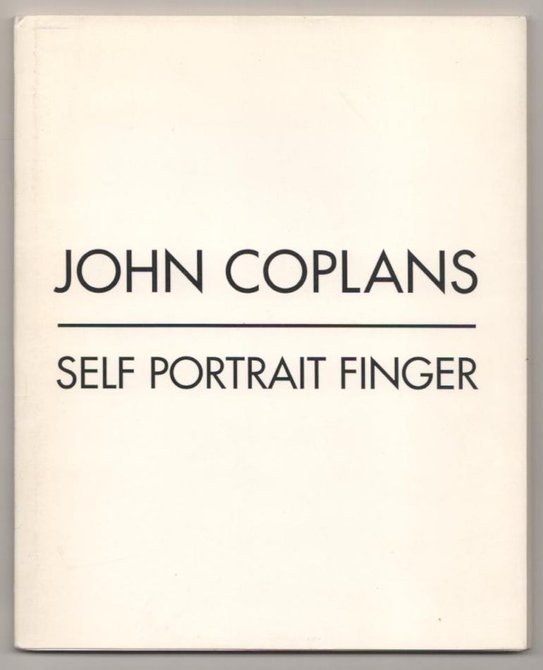 Item #186834 John Coplans: Self Portrait Finger. John COPLANS.