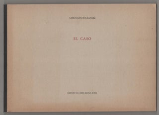 Item #187235 El Caso. Christian BOLTANSKI, Daniel Soutif