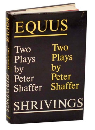 Item #187344 Equus and Shrivings. Peter SHAFFER